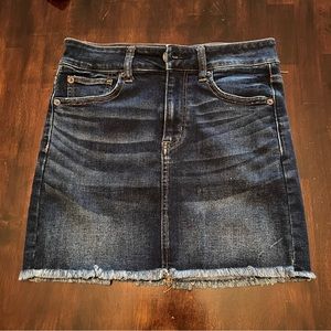 American eagle jean skirt worn twice